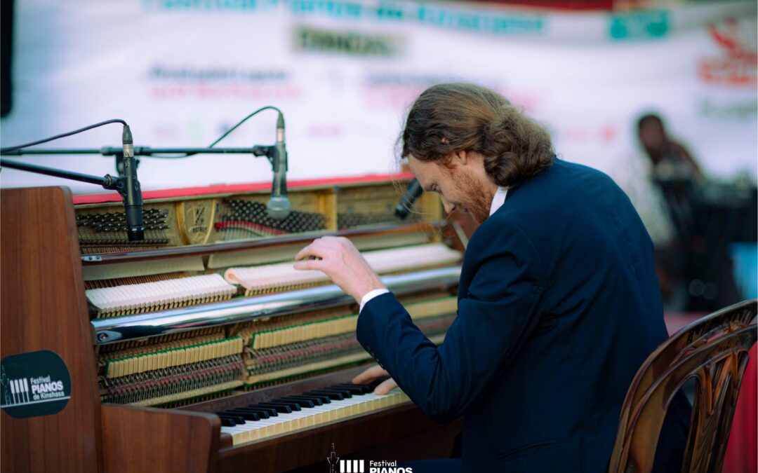 Johann au Festival Pianos de Kinshasa